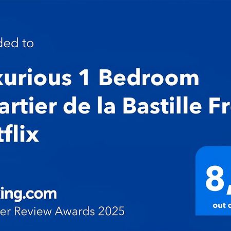 Luxurious 1 Bedroom Quartier De La Bastille Free Netflix Paris Luaran gambar