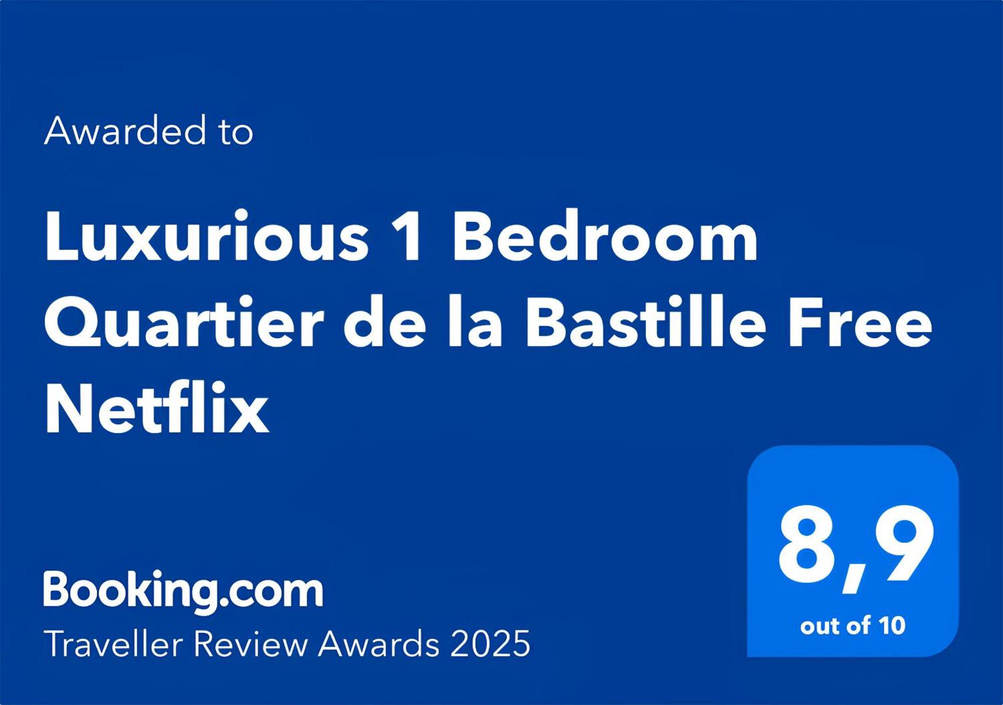 Luxurious 1 Bedroom Quartier De La Bastille Free Netflix Paris Luaran gambar